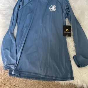 Body Glove Long Sleeve Rash Guard - Light Slate Blue